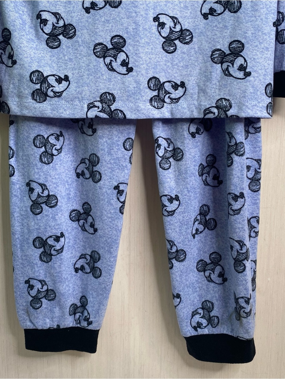 Disney Mickey Mouse Women’s 2 Piece Soft Cozy Lounge Pajama Set Blue Small - Picture 3 of 9